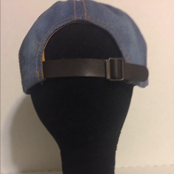 ♥️  Blue Jean Studded Baseball Cap Bling Hat - Picture 2 of 2